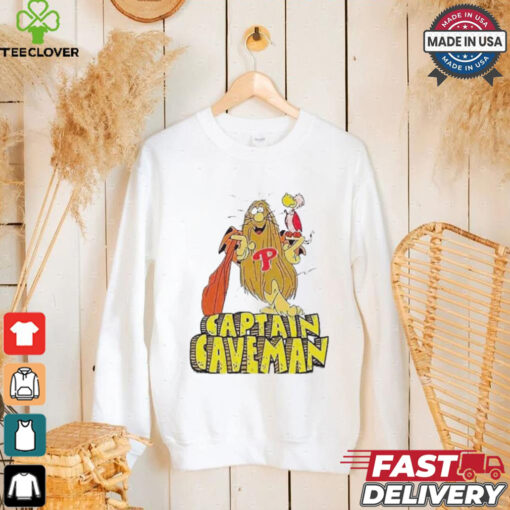 Captain caveman Philly baseball shirt