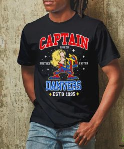 Captain higher further faster Danvers estd 1995 hoodie, sweater, longsleeve, shirt v-neck, t-shirt