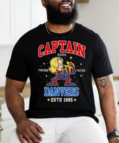 Captain higher further faster Danvers estd 1995 hoodie, sweater, longsleeve, shirt v-neck, t-shirt