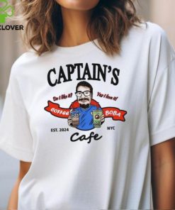 Captain’s Do You Like It Coffee Yet I Love It Boba Cafe Est 2024 t hoodie, sweater, longsleeve, shirt v-neck, t-shirt