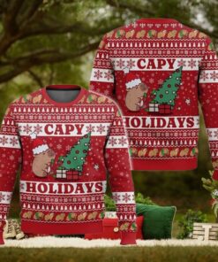 Capy Holidays Capybara Christmas Ugly Sweater