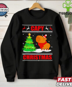 Capy Ugly Christmas Sweater Capybara Lover Christmas shirt