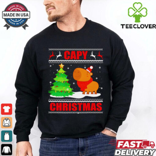 Capy Ugly Christmas Sweater Capybara Lover Christmas shirt