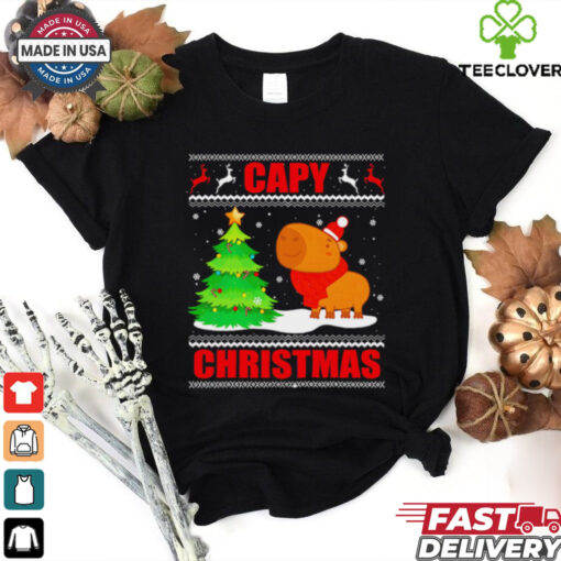 Capy Ugly Christmas Sweater Capybara Lover Christmas shirt