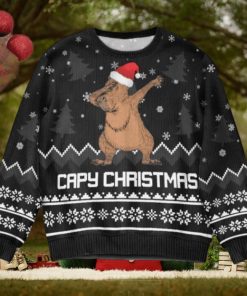 Capybara Capy Christmas Ugly Sweater