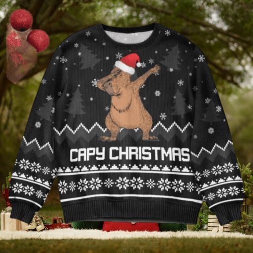 Capybara Capy Christmas Ugly Sweater