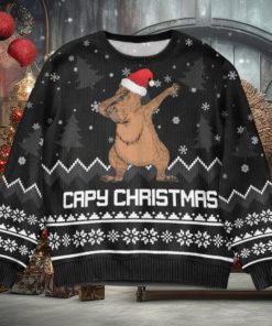 Capybara Capy Christmas Ugly Sweater