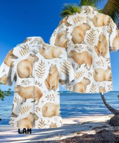 Capybara Summer Aloha Beach Hawaiian Shirt