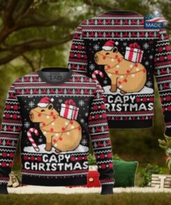 Capybara Ugly Christmas Sweater