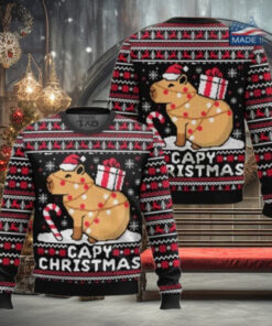 Capybara Ugly Christmas Sweater