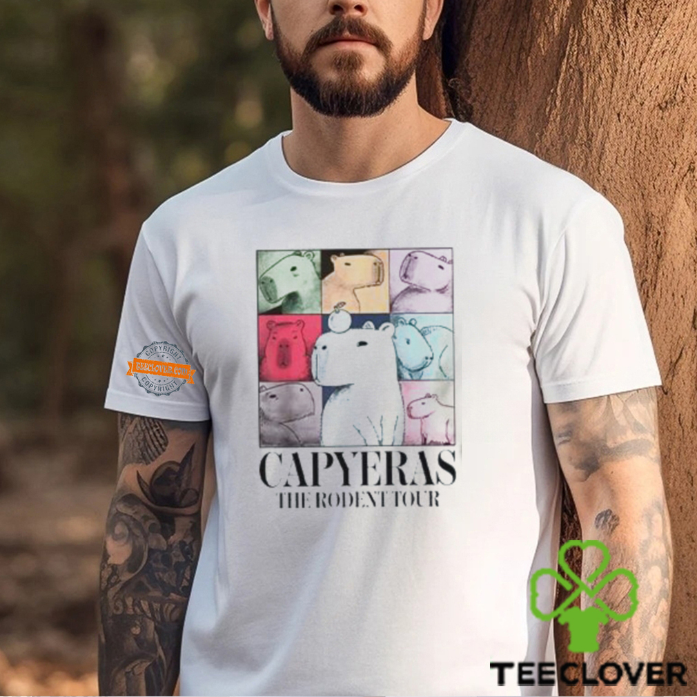 Capyeras Capybara The Rodent Tour T Shirt Capyeras Capybara The Rodent Tour T Shirt