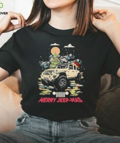 Car Jeep hat santa merry jeepmas christmas shirt