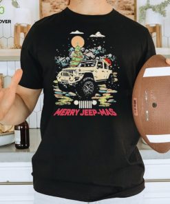 Car Jeep hat santa merry jeepmas christmas shirt