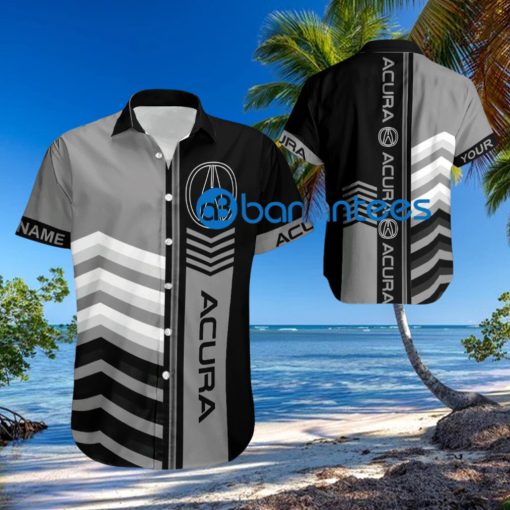 Car Racing Acura Arrow Pattern Hawaiian Shirt New Custom Name Gift