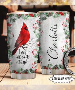 Cardinal Christmas Personalized Tumbler