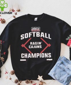 Cardinal Louisiana Ragin’ Cajuns 2023 Sun Belt Softball Regular Season Champions T Shirt