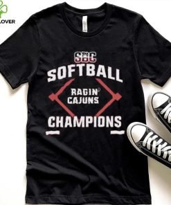 Cardinal Louisiana Ragin’ Cajuns 2023 Sun Belt Softball Regular Season Champions T Shirt