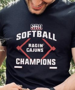 Cardinal Louisiana Ragin’ Cajuns 2023 Sun Belt Softball Regular Season Champions T Shirt