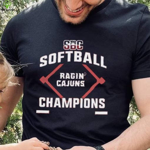 Cardinal Louisiana Ragin’ Cajuns 2023 Sun Belt Softball Regular Season Champions T Shirt