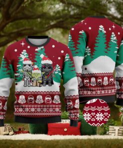 Cardinal Red Stormtrooper Yody Dath Vader Star Wars Christmas Sweater Gift For Men And Women