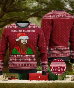 Cardinal Red The Beatings Blackbeard Ugly Christmas Sweater Gift For Men And Women