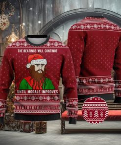 Cardinal Red The Beatings Blackbeard Ugly Christmas Sweater Gift For Men And Women