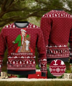 Cardinal Red Yellowstone Funny Ugly Christmas Sweater Gift For Men And Women