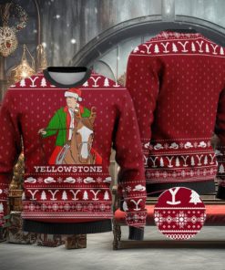Cardinal Red Yellowstone Funny Ugly Christmas Sweater Gift For Men And Women