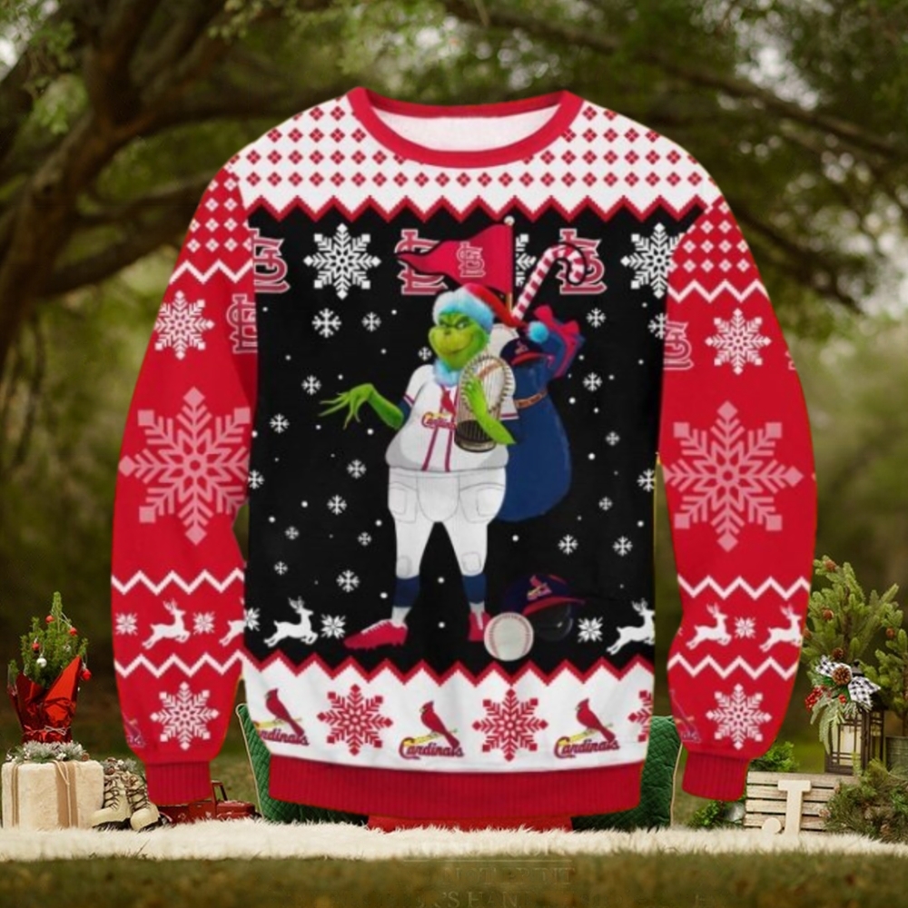 Cardinals Grinch Christmas Christmas Ugly Sweater Gift For Men And Women Cardinals Grinch Christmas Christmas Ugly Sweater Gift For Men And Women
