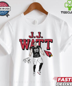 Cardinals JJ Watt Signature Texas Houston cartoon scream shirt