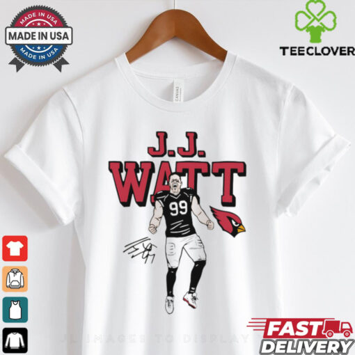 Cardinals JJ Watt Signature Texas Houston cartoon scream shirt