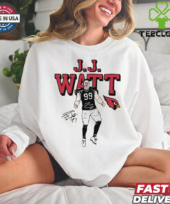 Cardinals JJ Watt Signature Texas Houston cartoon scream shirt