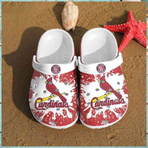 Cardinals Logo Pattern Clogs