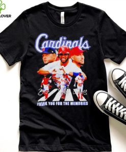 Cardinals Players Thank You For The Memories Signatures Shirt