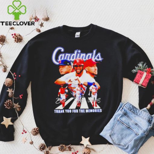 Cardinals Players Thank You For The Memories Signatures Shirt