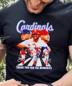 Cardinals Players Thank You For The Memories Signatures Shirt