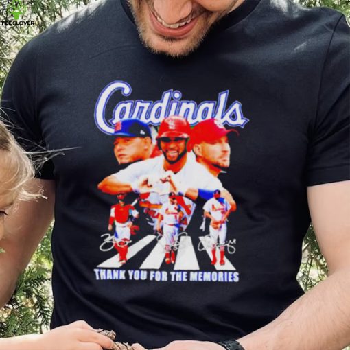 Cardinals Players Thank You For The Memories Signatures Shirt
