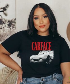 Carface Lightning Mcqueen t shirt black
