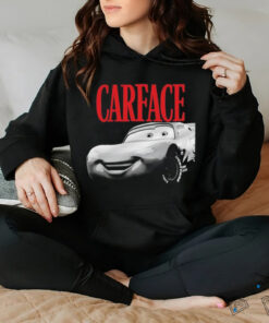 Carface Lightning Mcqueen t shirt black