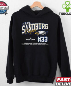 Carl Sandburg Eagles #33 Celebrating The Rich History And Tradition Of High School Girls Volleyball Shirt