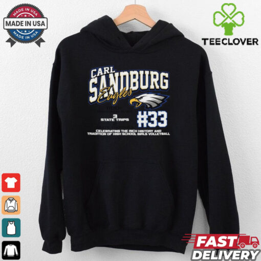 Carl Sandburg Eagles #33 Celebrating The Rich History And Tradition Of High School Girls Volleyball Shirt