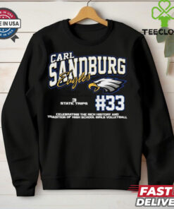 Carl Sandburg Eagles #33 Celebrating The Rich History And Tradition Of High School Girls Volleyball Shirt