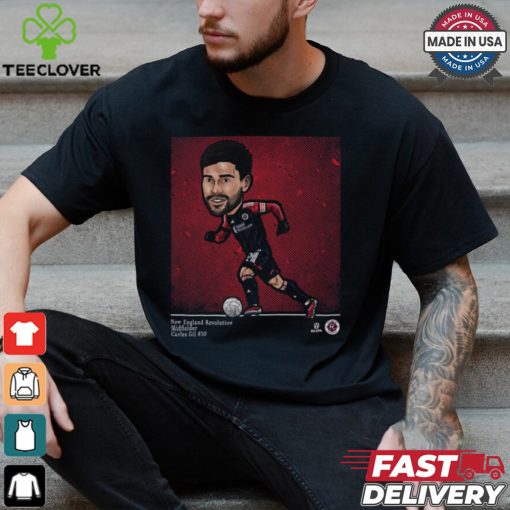 Carles Gil New England Revolution Cartoon Shirt