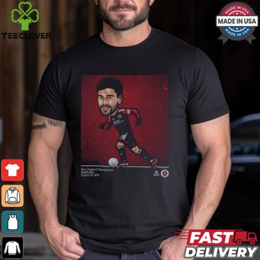 Carles Gil New England Revolution Cartoon Shirt