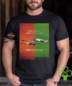Carlos Alcaraz Five Weeks Two Surfaces One Champion 2024 Classic T Shirt