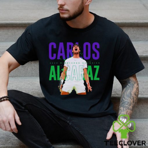 Carlos Alcaraz Tennis 2023 Wimbledon Champion 2023 hoodie, sweater, longsleeve, shirt v-neck, t-shirt