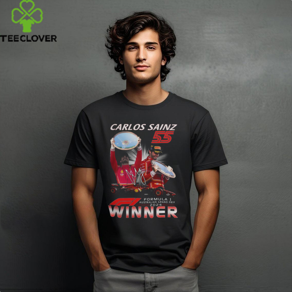 Carlos Sains 55 Formula 1 Australian Grand Prix 2024 Winner T Shirt Carlos Sains 55 Formula 1 Australian Grand Prix 2024 Winner T Shirt