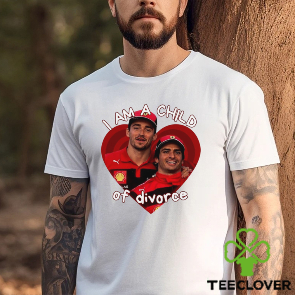 Carlos Sainz and Charles Leclerc I am a Child of Divorce shirt Carlos Sainz and Charles Leclerc I am a Child of Divorce shirt