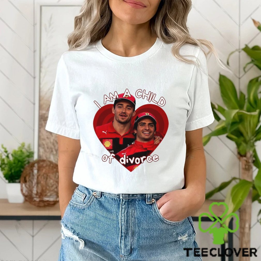 Carlos Sainz and Charles Leclerc I am a Child of Divorce shirt Carlos Sainz and Charles Leclerc I am a Child of Divorce shirt