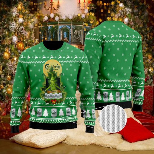 Carlsberg Grinch Snow Ugly Christmas Sweater
